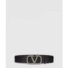 [VALENTINO-발렌티노]유광 송아지 가죽 벨트