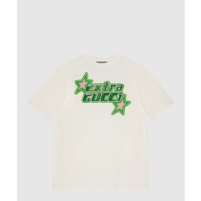 [GUCCI-구찌]니트 면 프린트 티셔츠 776596