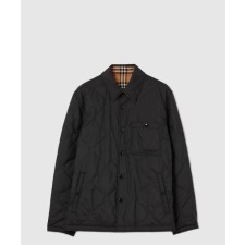 [BURBERRY-버버리]체크 퀼티드 양면 오버셔츠 80491391