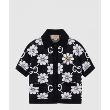[GUCCI-구찌]GG 플라워 코튼 자카드 카디건 782223