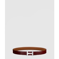 [HERMES-에르메스]H Martelee 버클 & 양면 가죽 벨트