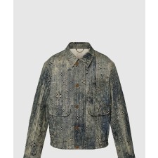 [LOUIS VUITTON-루이비통]모노그램 테일러드 데님 재킷 1AATFU