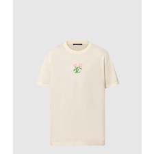 [LOUIS VUITTON-루이비통]쇼트 슬리브드 코튼 니티드 크루넥 1AFRDI