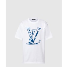 [LOUIS VUITTON-루이비통]쇼트 슬리브드 코튼 크루넥 1AFANA