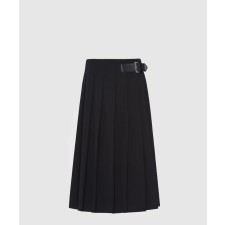 [PRADA-프라다]개버딘 미디 스커트 P122UE