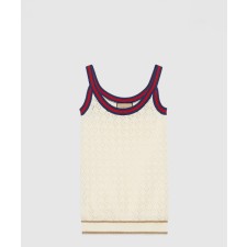 [GUCCI-구찌]웹 코튼 탱크 탑 753771