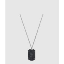 [LOUIS VUITTON-루이비통]모노그램 이클립스 플레이트 목걸이 M63640