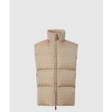 [BURBERRY-버버리]모노그램 프린트 패딩 조끼 80585431