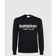 [BURBERRY-버버리]로고 인타르시아 울 블렌드 스웨터 8054896