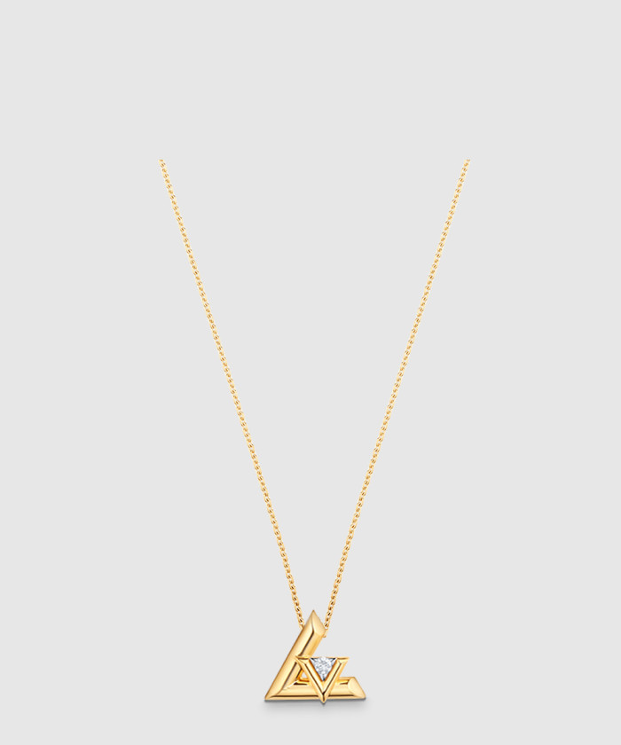 [LOUIS VUITTON-루이비통]볼트 라지 목걸이 Q93808