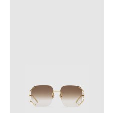 [GUCCI-구찌]스퀘어 메탈 선글라스 610393