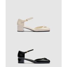 [PRADA-프라다]페이턴트 가죽 펌프스 1I352N