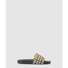 [BURBERRY-버버리]체크 슬라이드 80570371