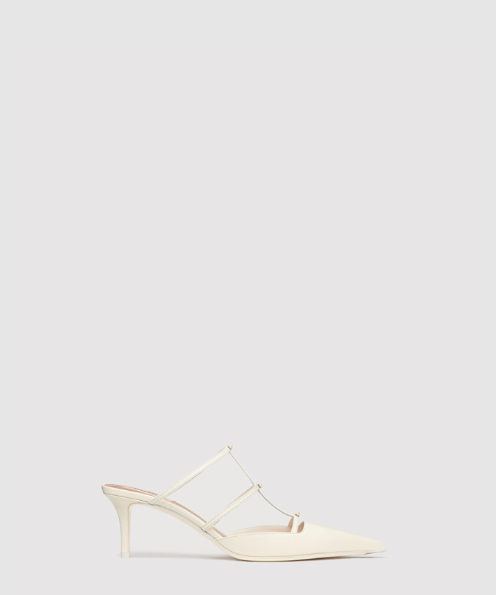 [VALENTINO-발렌티노]송아지 가죽 락스터드 뮬