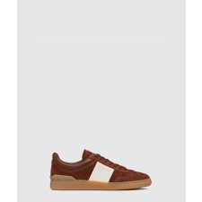 [VALENTINO-발렌티노]송아지 가죽 로우탑 스니커즈