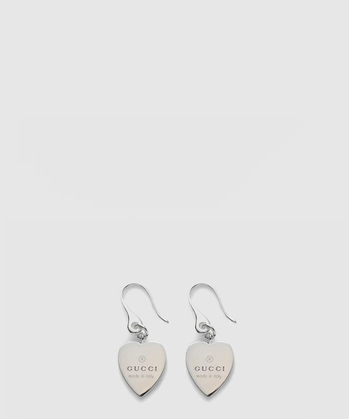 [GUCCI-구찌]하트 실버 귀걸이 223993