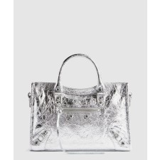 [BALENCIAGA-발렌시아가]르 시티 스몰 메탈라이즈드 백 실버 797789