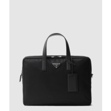 [PRADA-프라다]리나일론 및 사피아노 가죽 브리프케이스 2VE005