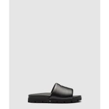 [PRADA-프라다]패딩 나파 가죽 슬라이드 샌들 2X3099