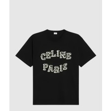 [CELINE-셀린느]웨스턴 레터링 로고 티셔츠 2X24J6