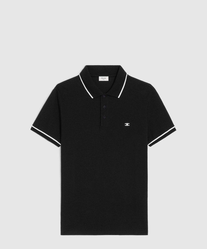 [CELINE-셀린느]클래식 폴로 셔츠 코튼 피케 2X75H6