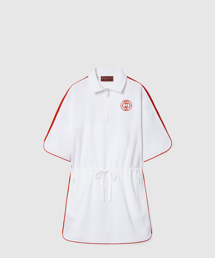 [GUCCI-구찌]스트라이프 코튼 혼방 드레스 743080