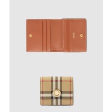[BURBERRY-버버리]스몰 체크 바이폴드 지갑  80704171