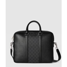 [GUCCI-구찌]태그 장식의 미디엄 GG 브리프케이스 795461