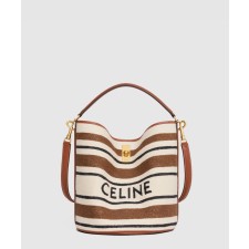 [CELINE-셀린느]자카르 스트라이프 버킷백 195572
