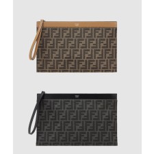 [FENDI-펜디]FF 자카드 플랫 파우치 미디엄 7N0134