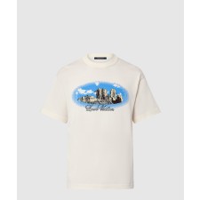 [LOUIS VUITTON-루이비통]그래픽 쇼트 슬리브드 코튼 크루넥 1AFXK4