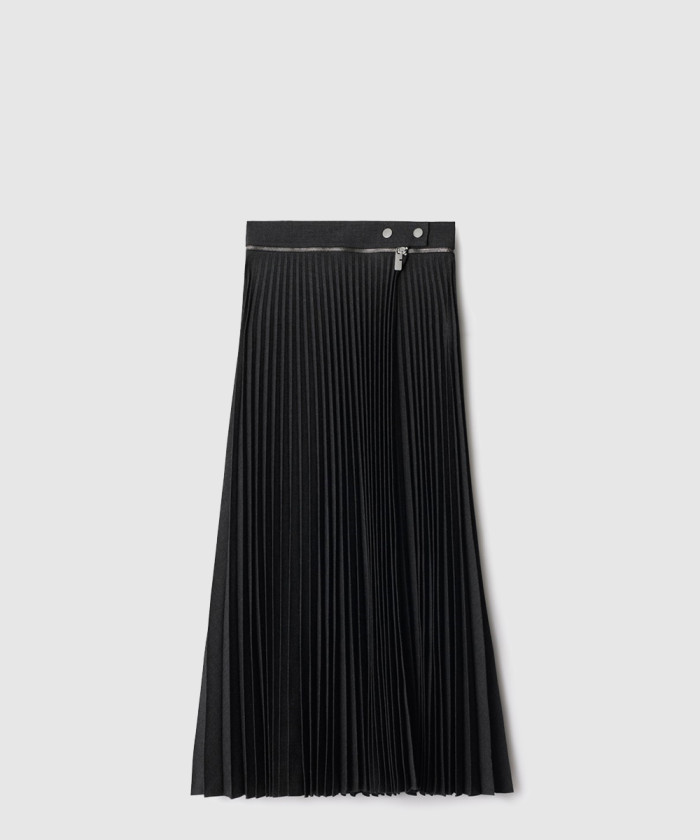 [BURBERRY-버버리]플리츠 스트레치 울 스커트 80952101