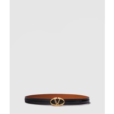 [VALENTINO-발렌티노]유광 송아지 가죽 벨트
