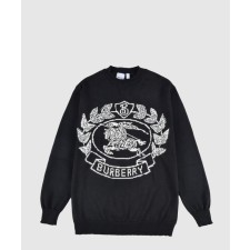 [BURBERRY-버버리]로고 인타르시아 울 블렌드 스웨터 80083701