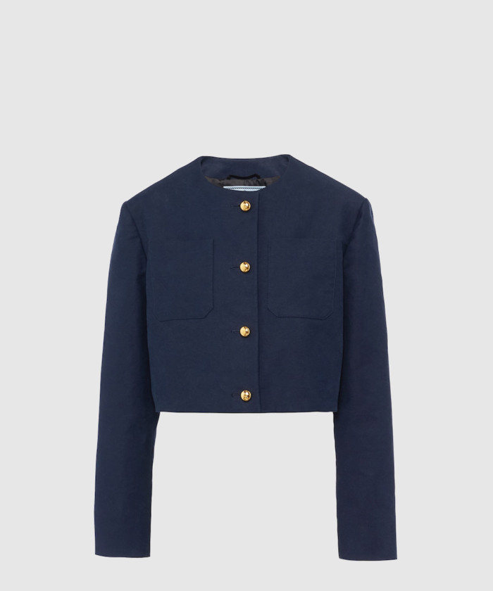 [PRADA-프라다]싱글브레스트 트리코틴 재킷 P540O1