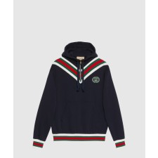 [GUCCI-구찌]코튼 저지 후드 스웨트셔츠 717410