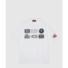 [GUCCI-구찌]코튼 저지 티셔츠 프린트 784361