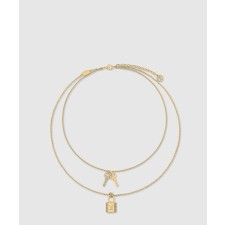 [LOUIS VUITTON-루이비통]LV 자물쇠 목걸이 M01593