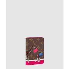 [LOUIS VUITTON-루이비통]모노그램  크리스마스 애니메이션 여권 케이스 M62089
