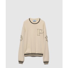 [PRADA-프라다]패치 장식 코튼 플리스 스웨트셔츠 134709