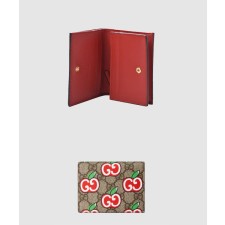 [GUCCI-구찌]GG 슈프림 모노그램 애플카드 케이스 지갑 624641