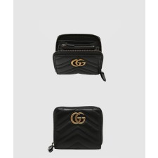 [GUCCI-구찌]GG 마몬 레더 지퍼동전지갑 카드지갑 474813