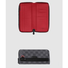 [LOUIS VUITTON-루이비통]Damier Graphite Utility 지퍼 지갑 N60355