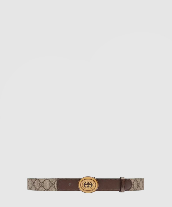 [GUCCI-구찌]타원형 버클 벨트 699450