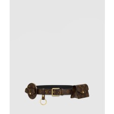 [LOUIS VUITTON-루이비통]시그니처 송아지 가죽 벨트 M0236U