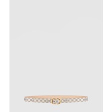 [LOUIS VUITTON-루이비통]미니 다미에 벨트 M9782V