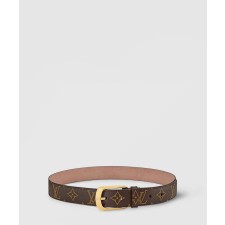 [LOUIS VUITTON-루이비통]골드 버클 엘립스 모노그램 벨트 M6919U
