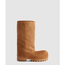 [BALENCIAGA-발렌시아가]알래스카 퍼 하이 부츠 802205