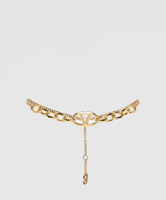 [VALENTINO-발렌티노]브이로그 시그니처 체인 벨트