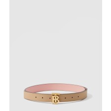 [BURBERRY-버버리]레더 리버시블 TB 벨트 80660501